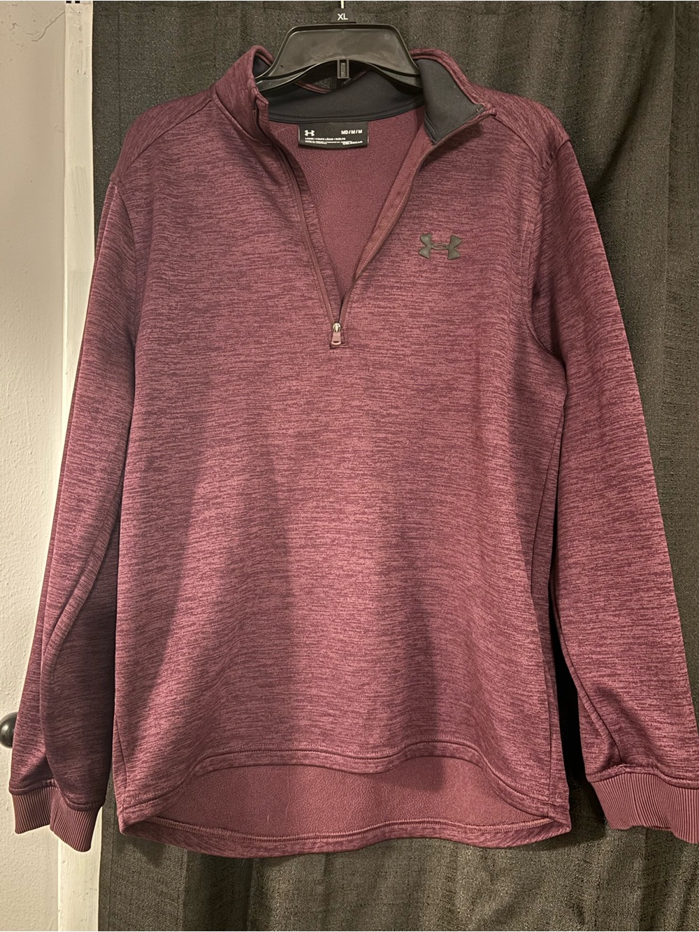 Under Armour Women’s 1/4 Zip Pullover - Burgundy Heather